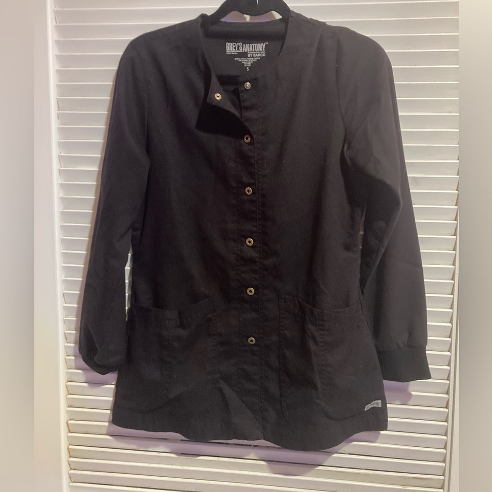 Black Greys Anatomy Nurses Jacket